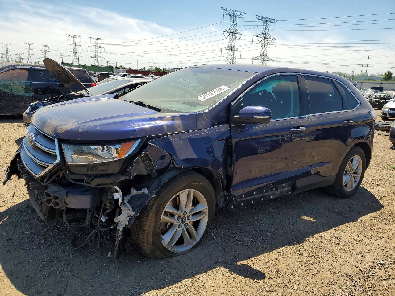 2016 Ford Edge SEL, VIN 2FMPK4J98GBC64097 — Front end