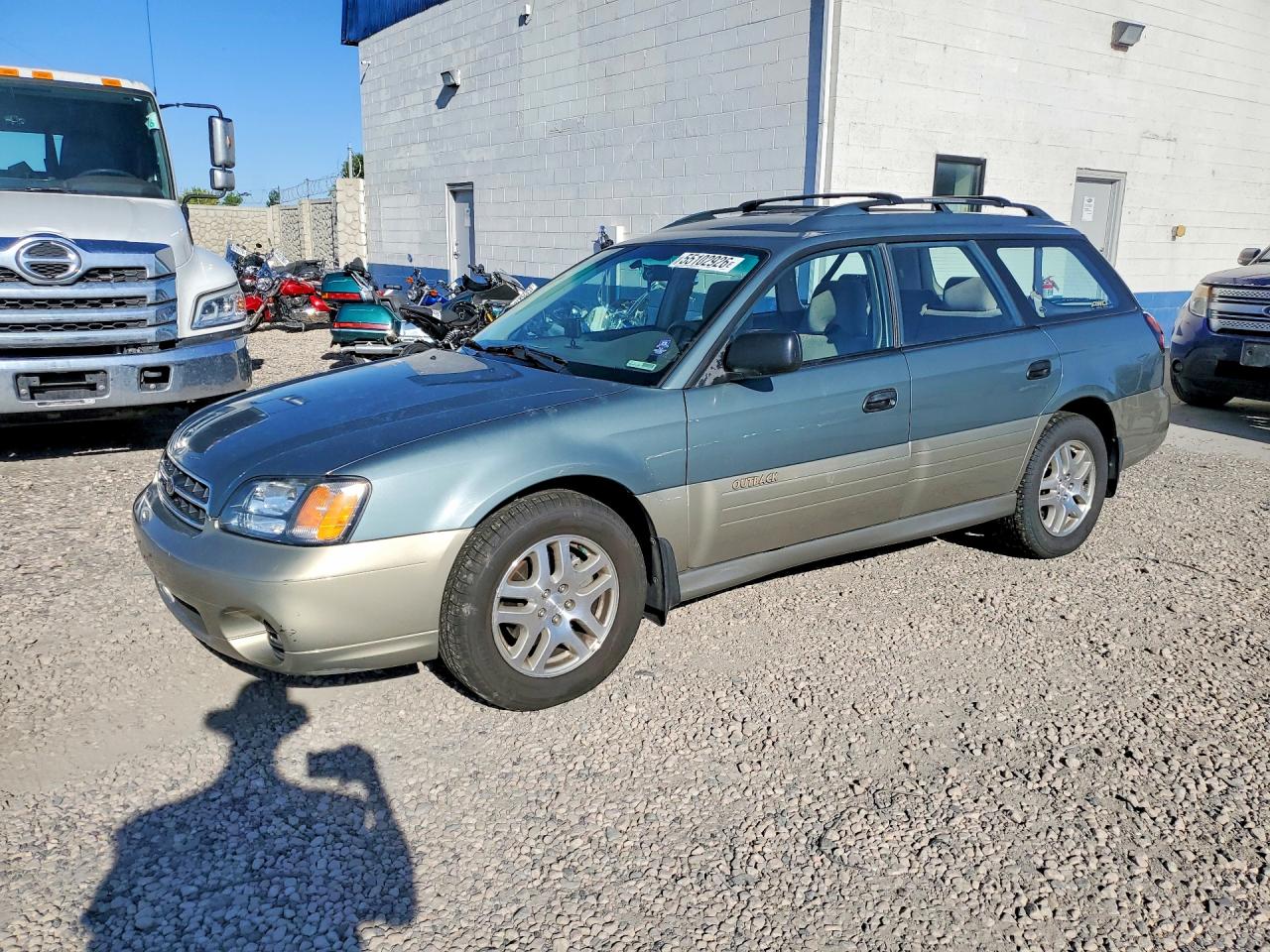 2002 Subaru Legacy Outback, VIN 4S3BH675527631097 — Механическое