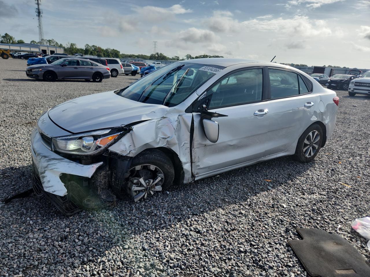 2023 Kia Rio S, VIN 3KPA24AD9PE534722 — Front end
