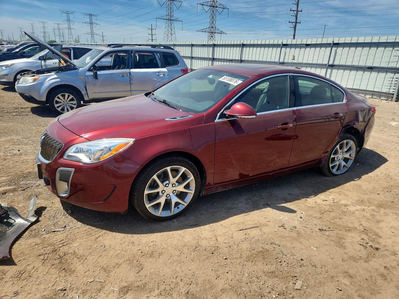 2017 Buick Regal GS, VIN 2G4GT5GX8H9122608 — Бок