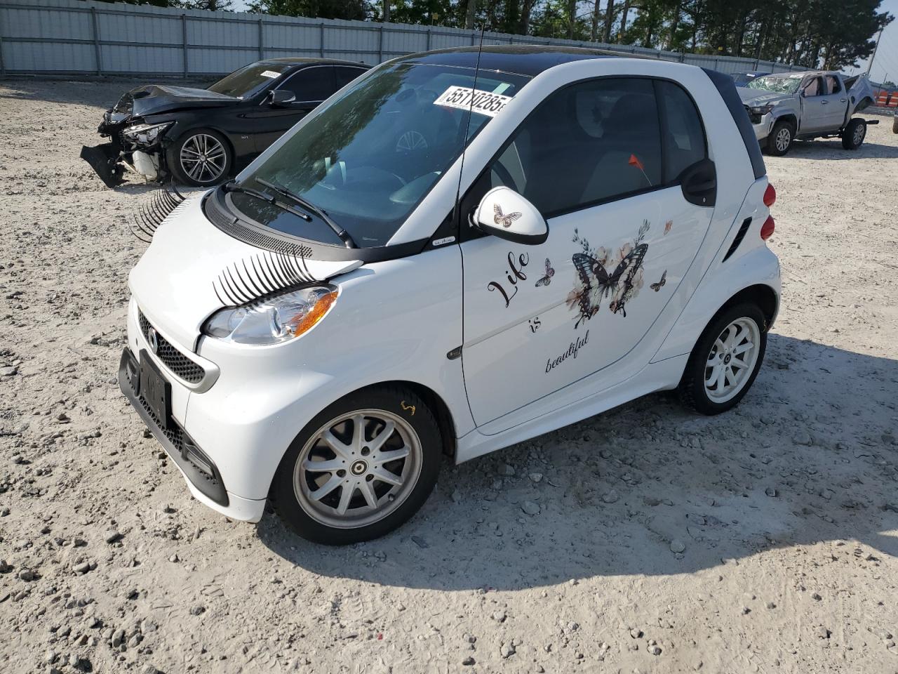 2013 Smart fortwo Pure, VIN WMEEJ3BA1DK638991 — Фото с аукциона