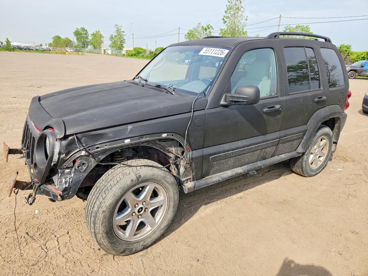 2006 Jeep Liberty Sport, VIN 1J4GL48516W185687 — Front end