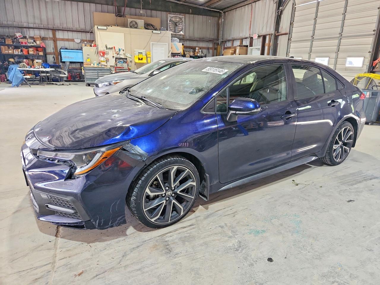 2021 Toyota Corolla SE, VIN JTDP4MCE3MJ076250 — Hail