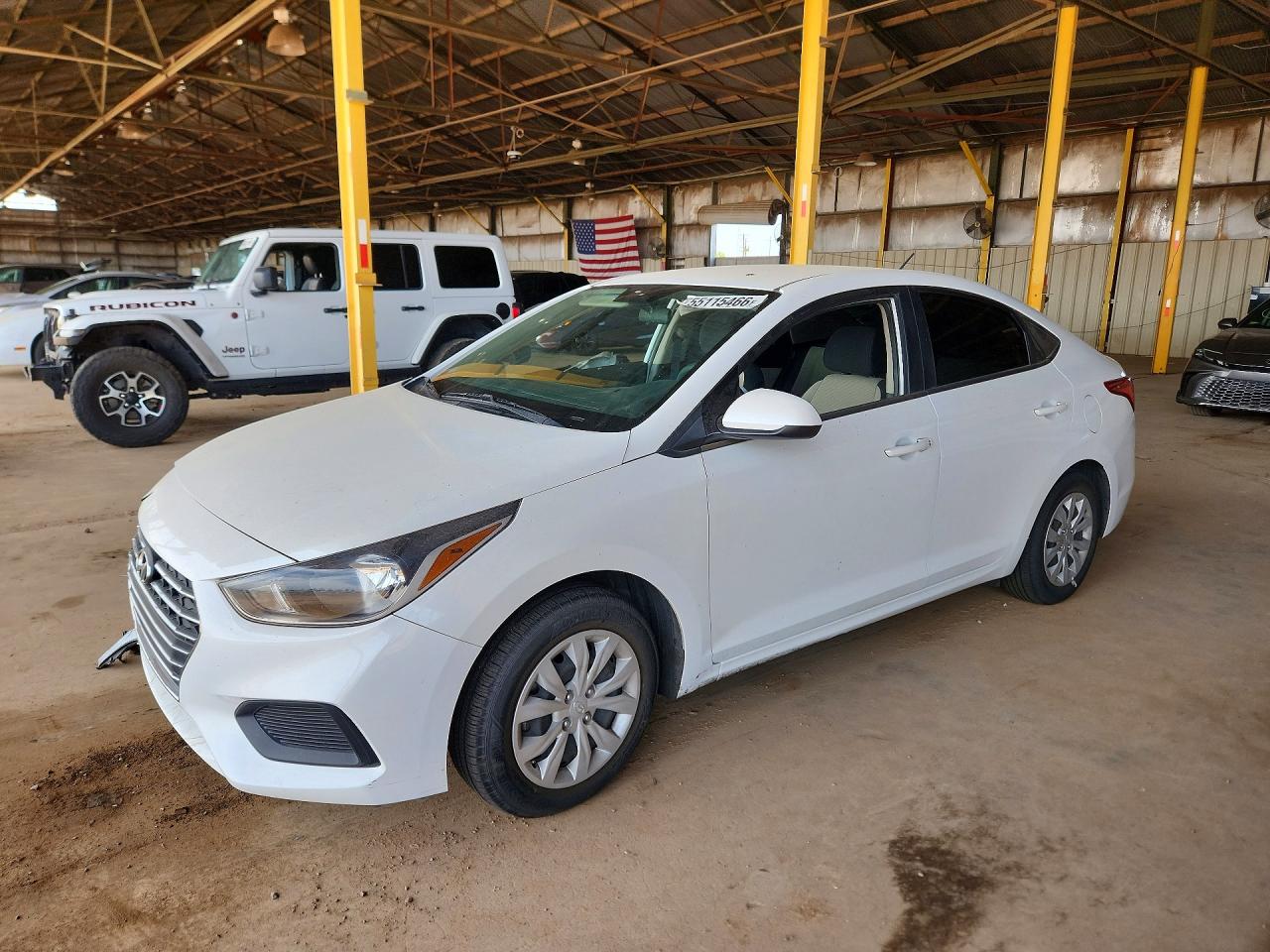 2022 Hyundai Accent SE, VIN 3KPC24A64NE158289 — Front end
