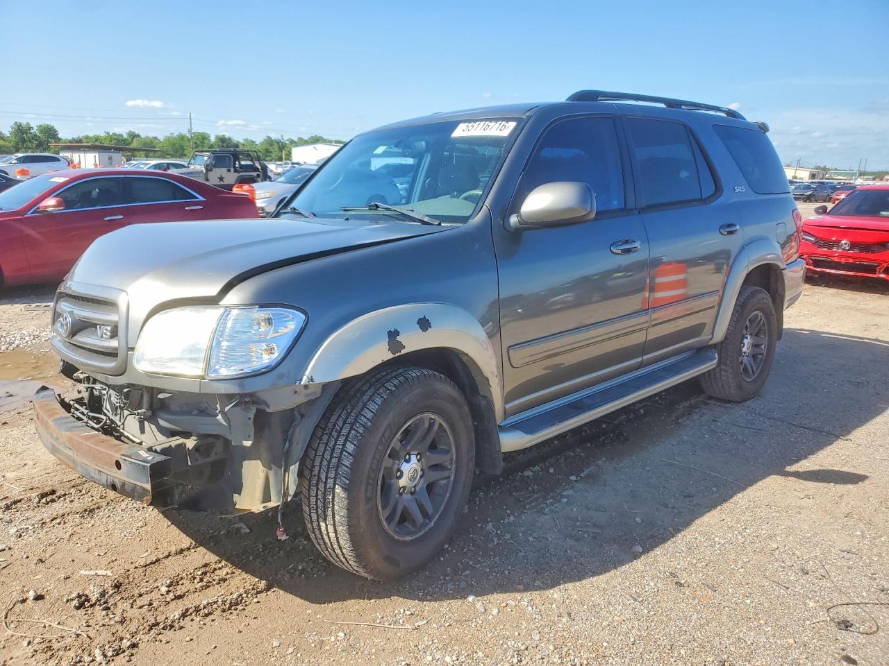 2003 Toyota Sequoia SR5, VIN 5TDZT34A63S152613 — Front end
