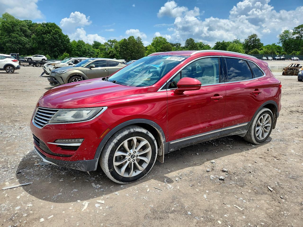 2015 Lincoln MKC, VIN 5LMCJ2A95FUJ36413 — Roof