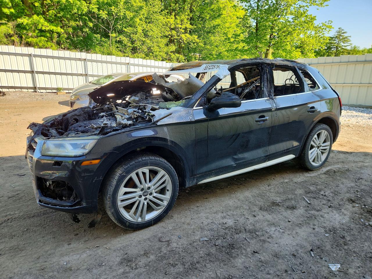 2018 Audi Q5 Premium Plus, VIN WA1BNAFY8J2051193 — Burn