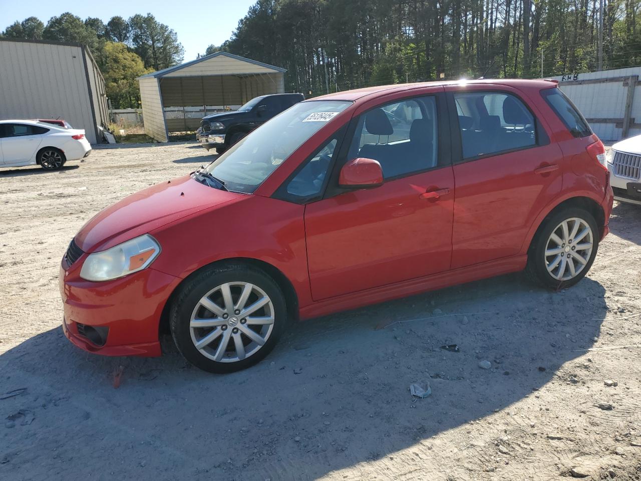 2011 Suzuki SX4 Sportback, VIN JS2YA5A57B6300048 — Rear end