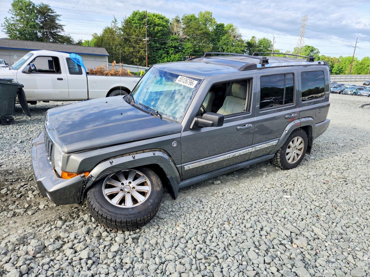 2007 Jeep Commander Limited, VIN 1J8HG58P77C606698 — Front end