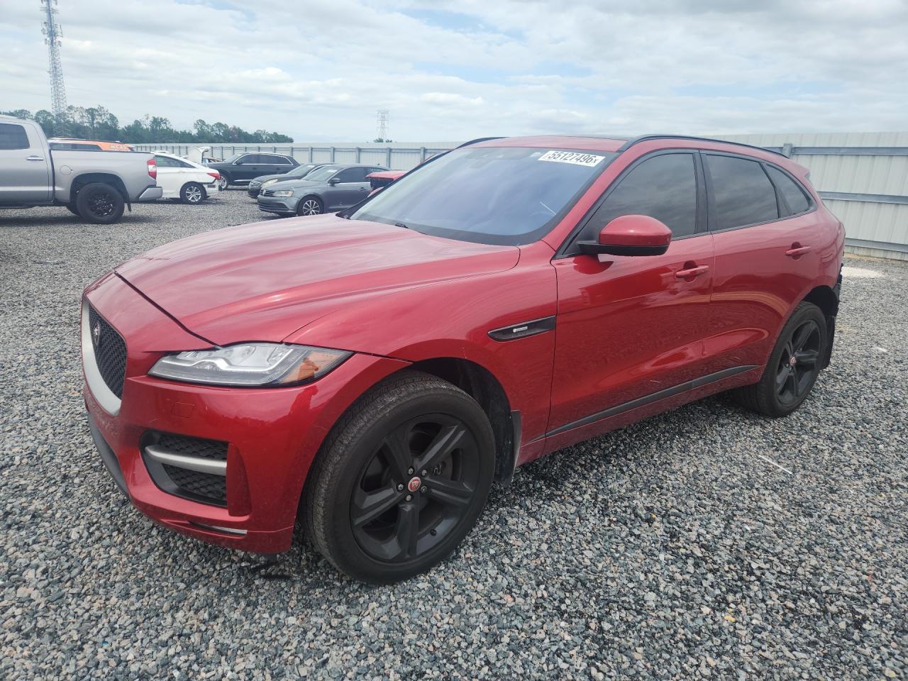 2017 Jaguar F-Pace 35t R-Sport, VIN SADCL2BV2HA895655 — Rear end