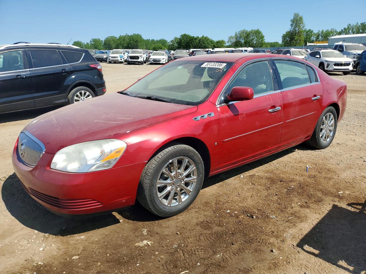 2009 Buick Lucerne CXL, VIN 1G4HD57M69U105074 — Бок
