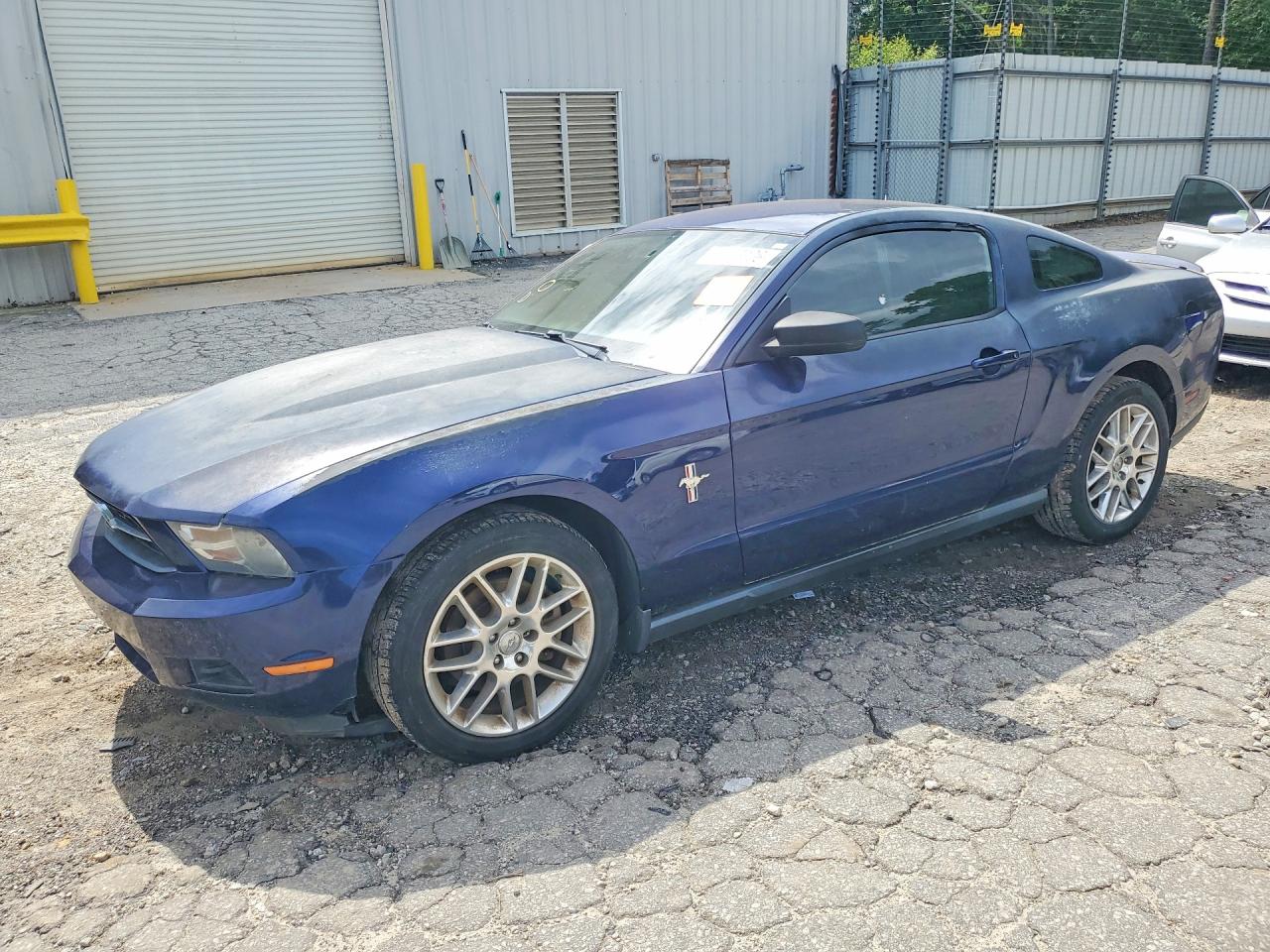 2012 Ford Mustang V6, VIN 1ZVBP8AM7C5269802 — Interior fire