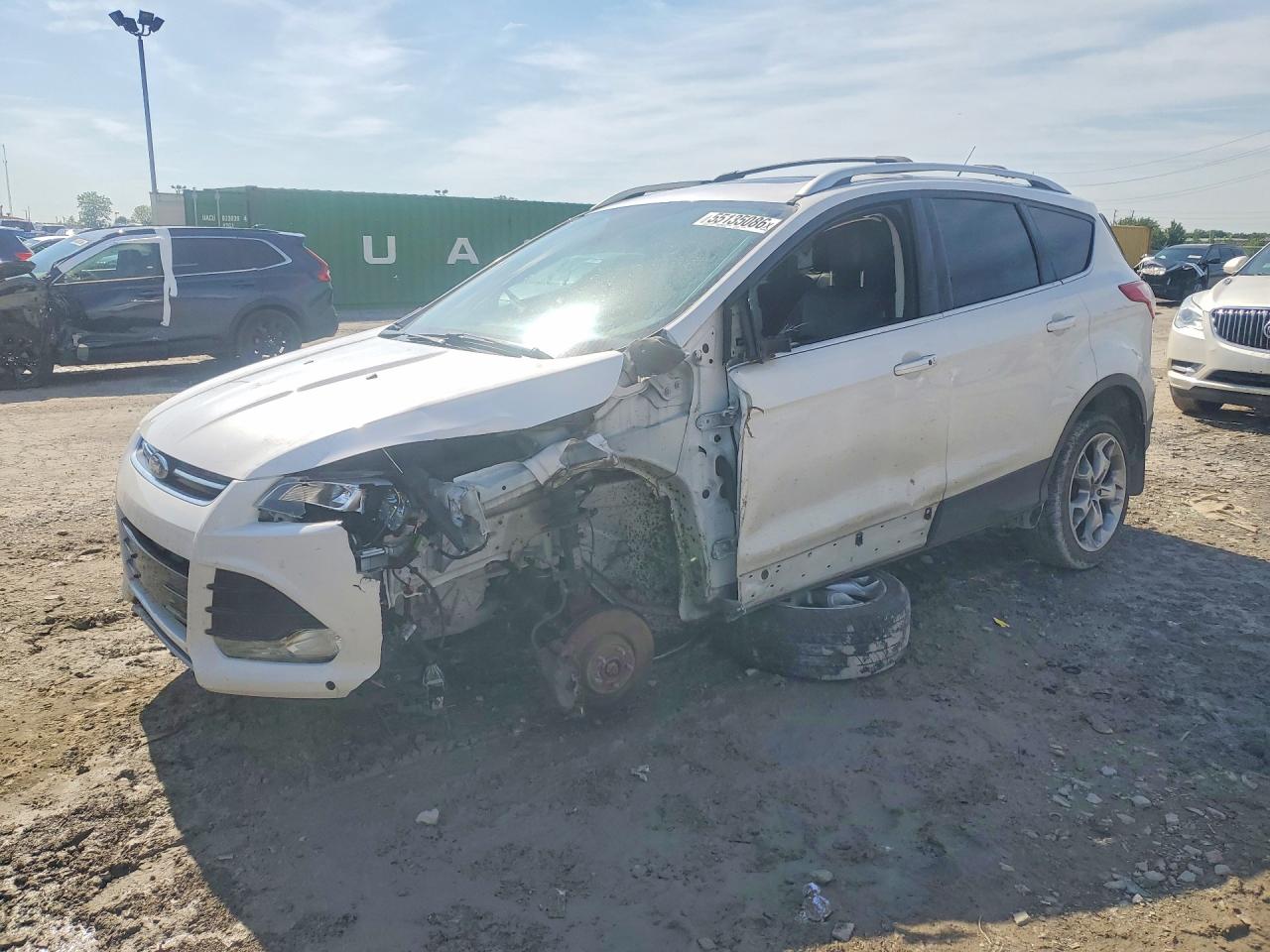 2015 Ford Escape Titanium, VIN 1FMCU9J92FUB92800 — Front end