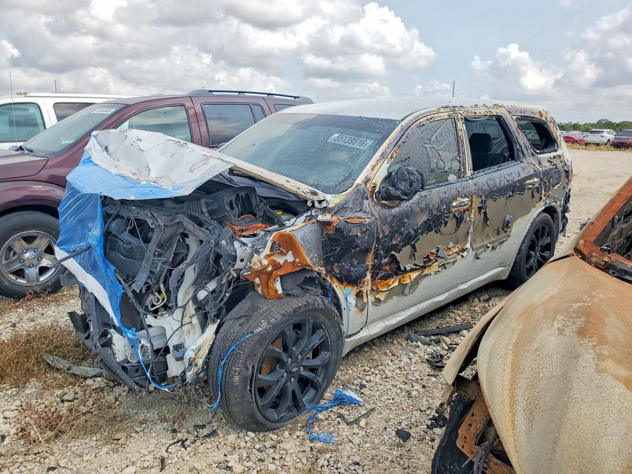 2020 Dodge Durango SXT Plus, VIN 1C4RDHAG6LC162644 — Front end