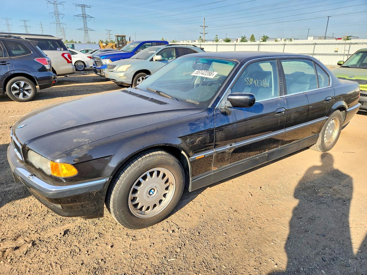 2000 BMW 7 Series 740iL, VIN WBAGH8342YDP11785 — Мелкие вмятины и царапины