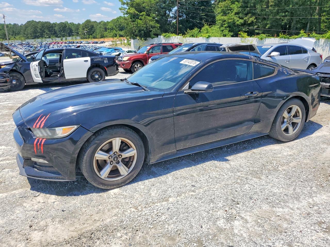 2015 Ford Mustang V6, VIN 1FA6P8AMXF5402308 — Front end