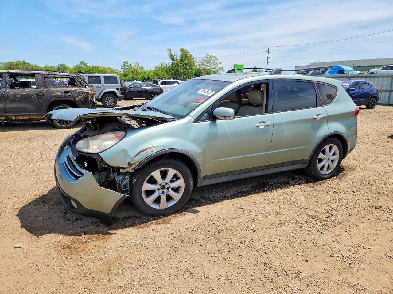 2006 Subaru Tribeca 7-Pass, VIN 4S4WX86C064406671 — Front end