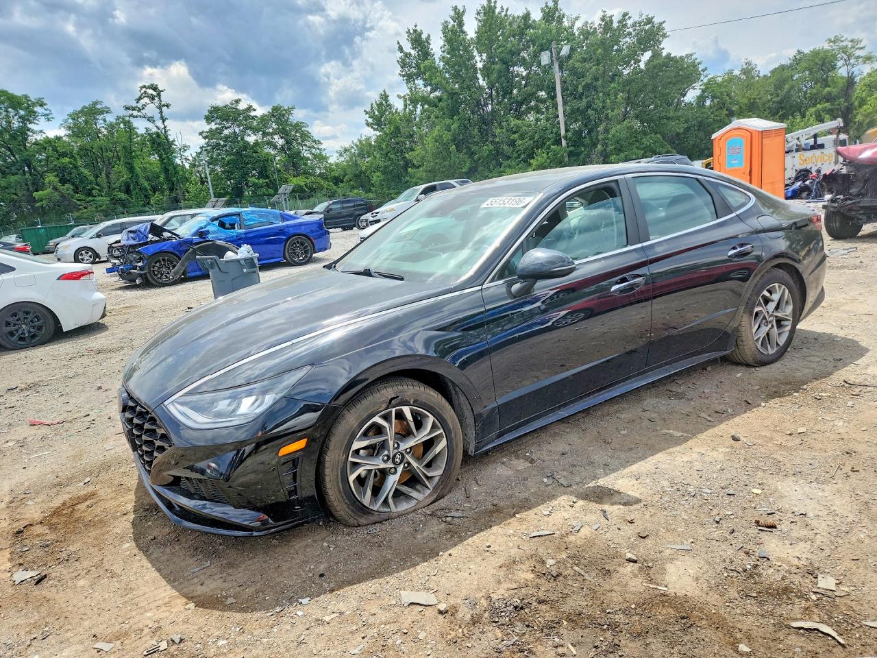 2020 Hyundai Sonata SEL, VIN 5NPEF4JA9LH014005 — Rear end