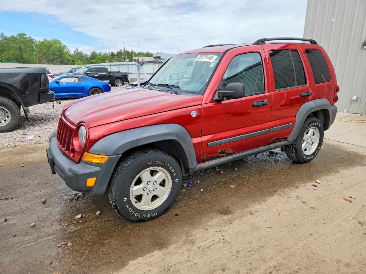 2006 Jeep Liberty Sport, VIN 1J4GL48KX6W286555 — Hail