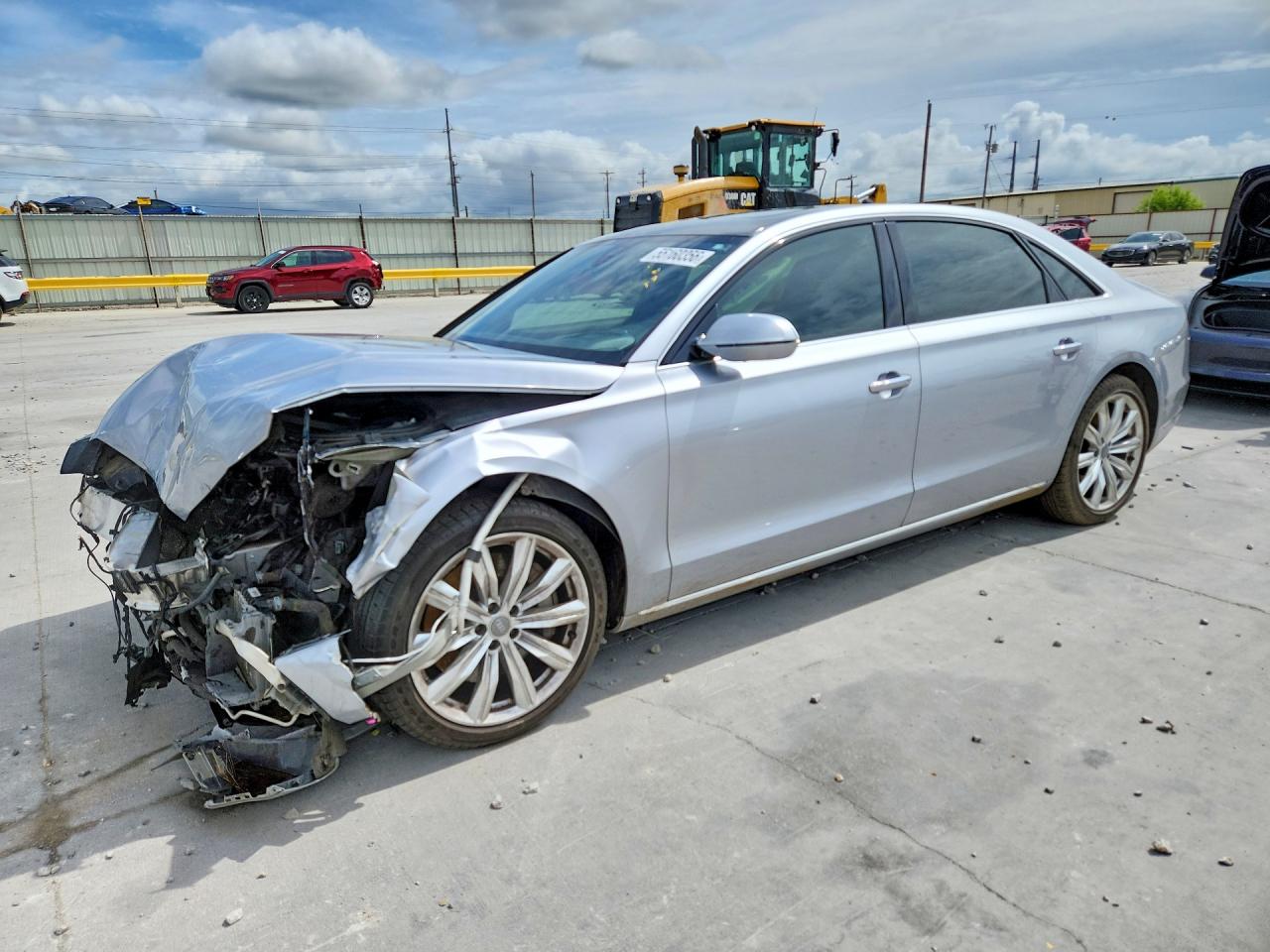 2016 Audi A8 3.0T, VIN WAU34AFDXGN012300 — Front end