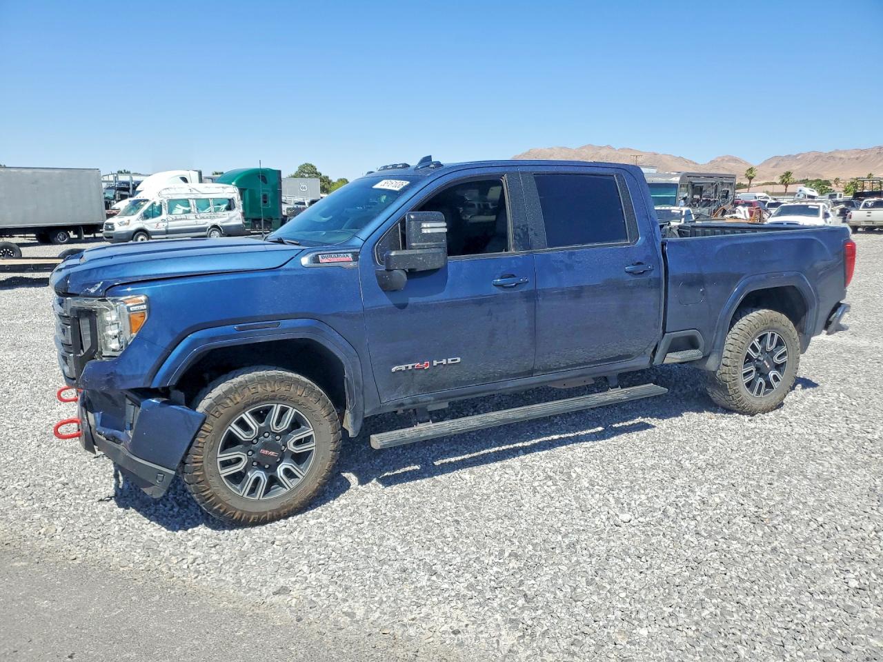 2021 GMC Sierra 2500HD AT4, VIN 1GT49PEY7MF203064 — Front end