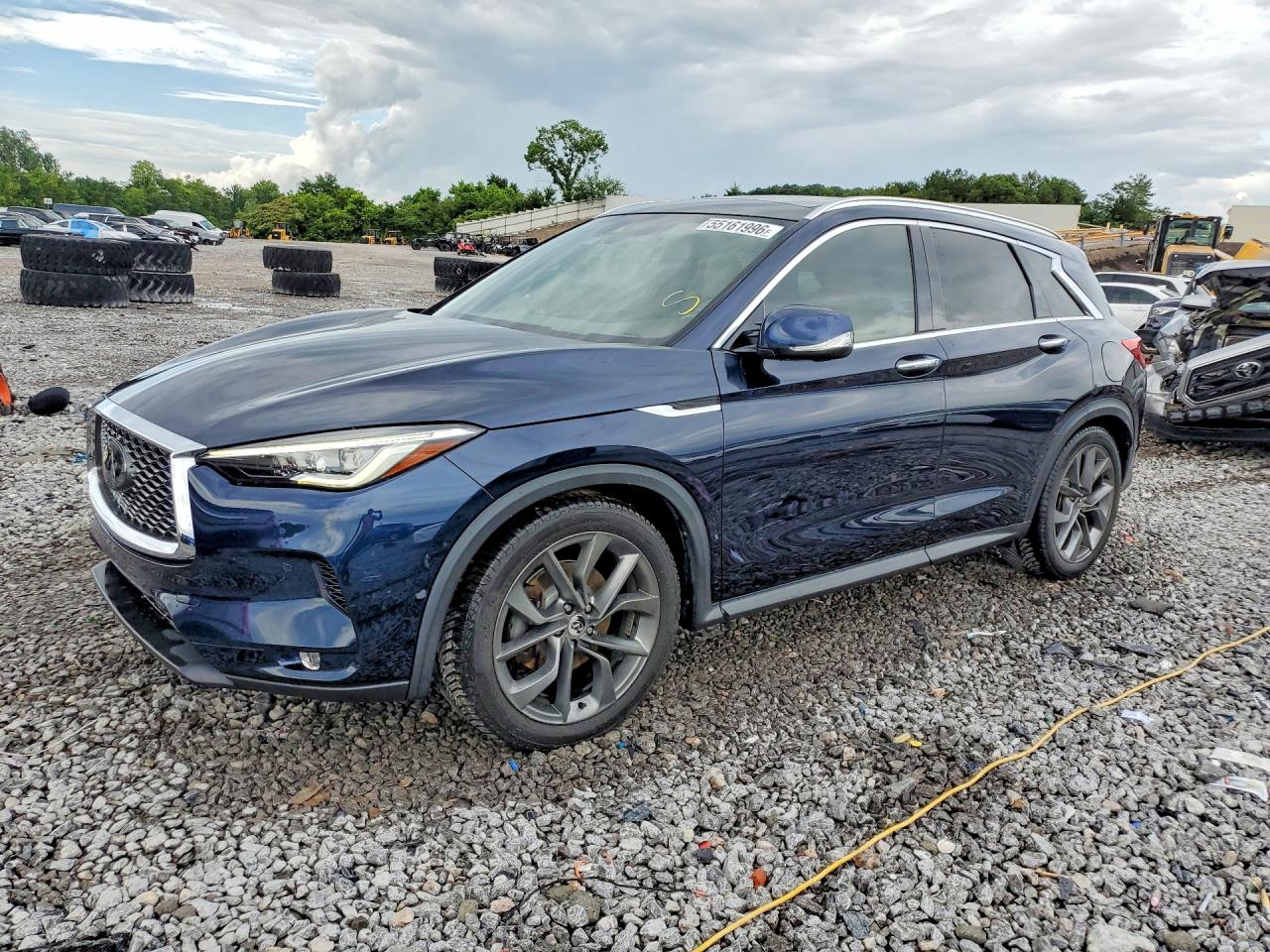 2019 Infiniti QX50 Essential, VIN 3PCAJ5M34KF130158 — Water / flood