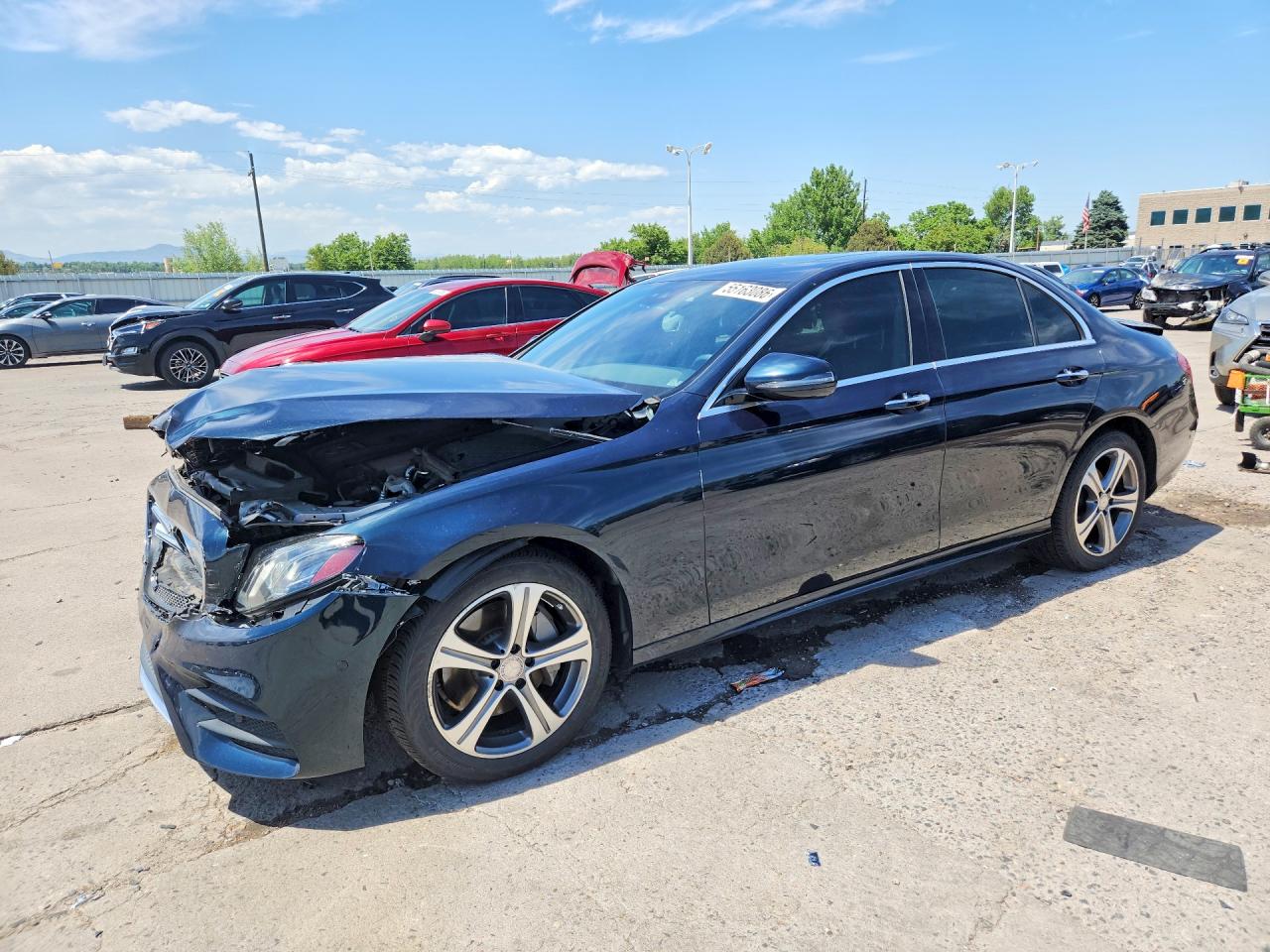 2017 Mercedes-Benz E 300 Sport, VIN WDDZF4KB0HA178868 — Front end