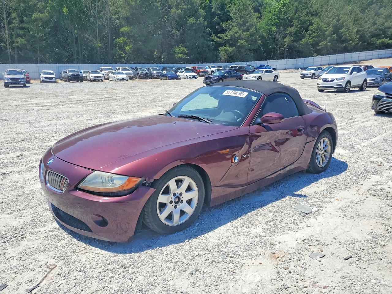 2003 BMW Z4 3.0i, VIN 4USBT53493LT22774 — Бок