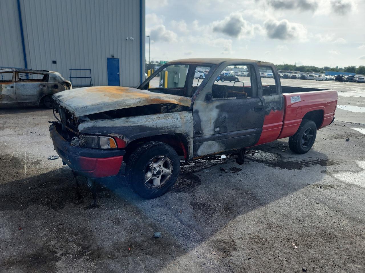 1997 Dodge 1500, VIN 3B7HC13Y5VG764897 — Burn