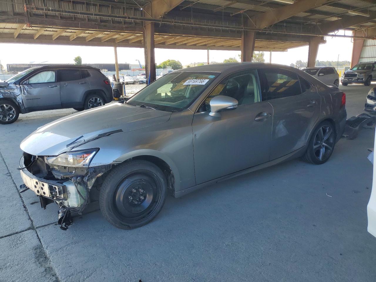 2017 Lexus IS 200t, VIN JTHBA1D29H5049640 — Front end