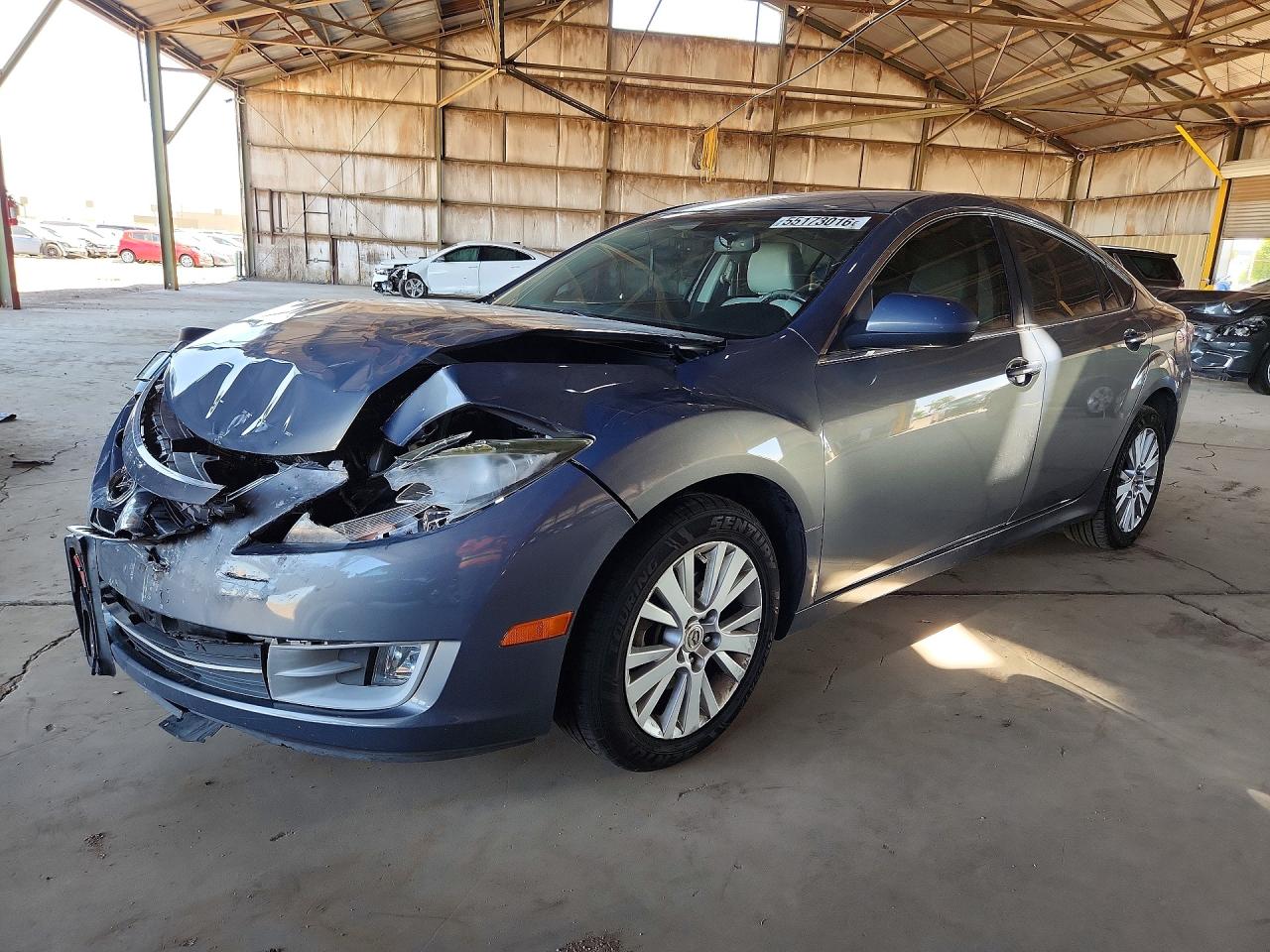2010 Mazda 6 i Grand Touring, VIN 1YVHZ8CHXA5M10585 — Front end