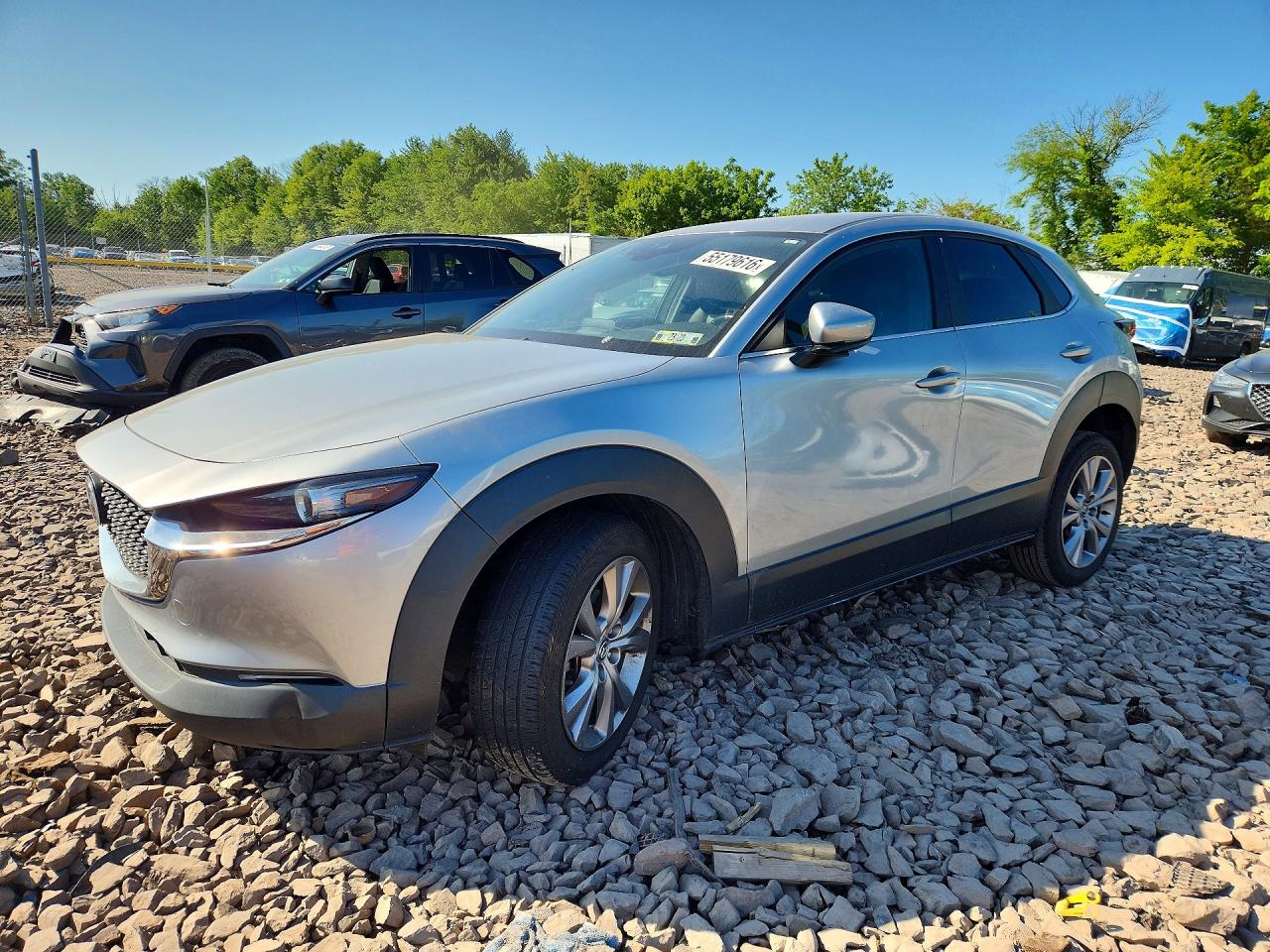 2021 Mazda CX-30 Select, VIN 3MVDMABLXMM242072 — Rear end