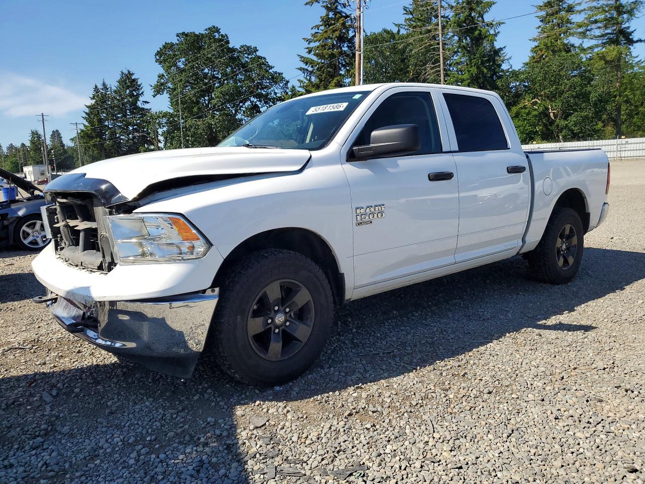 2022 Ram 1500 SLT, VIN 1C6RR7LG8NS241385 — Front end