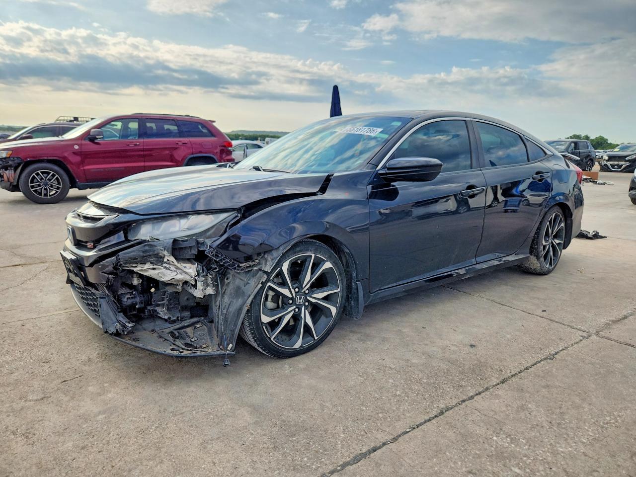 2019 Honda Civic Si, VIN 2HGFC1E5XKH702161 — Front end