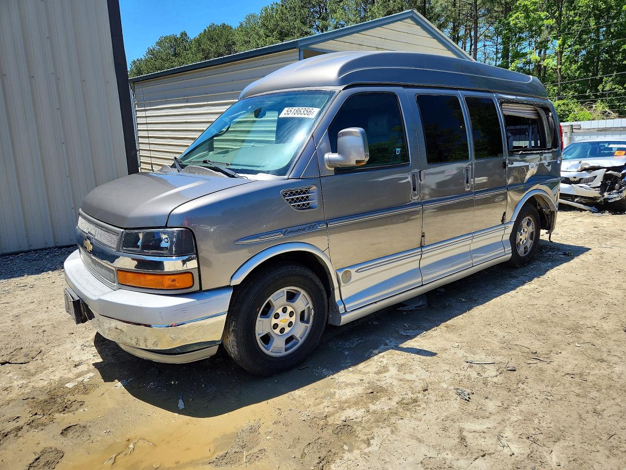 2011 Chevrolet Express Cargo YF7 Upfitter, VIN 1GBSGDC48B1125758 — Rear end
