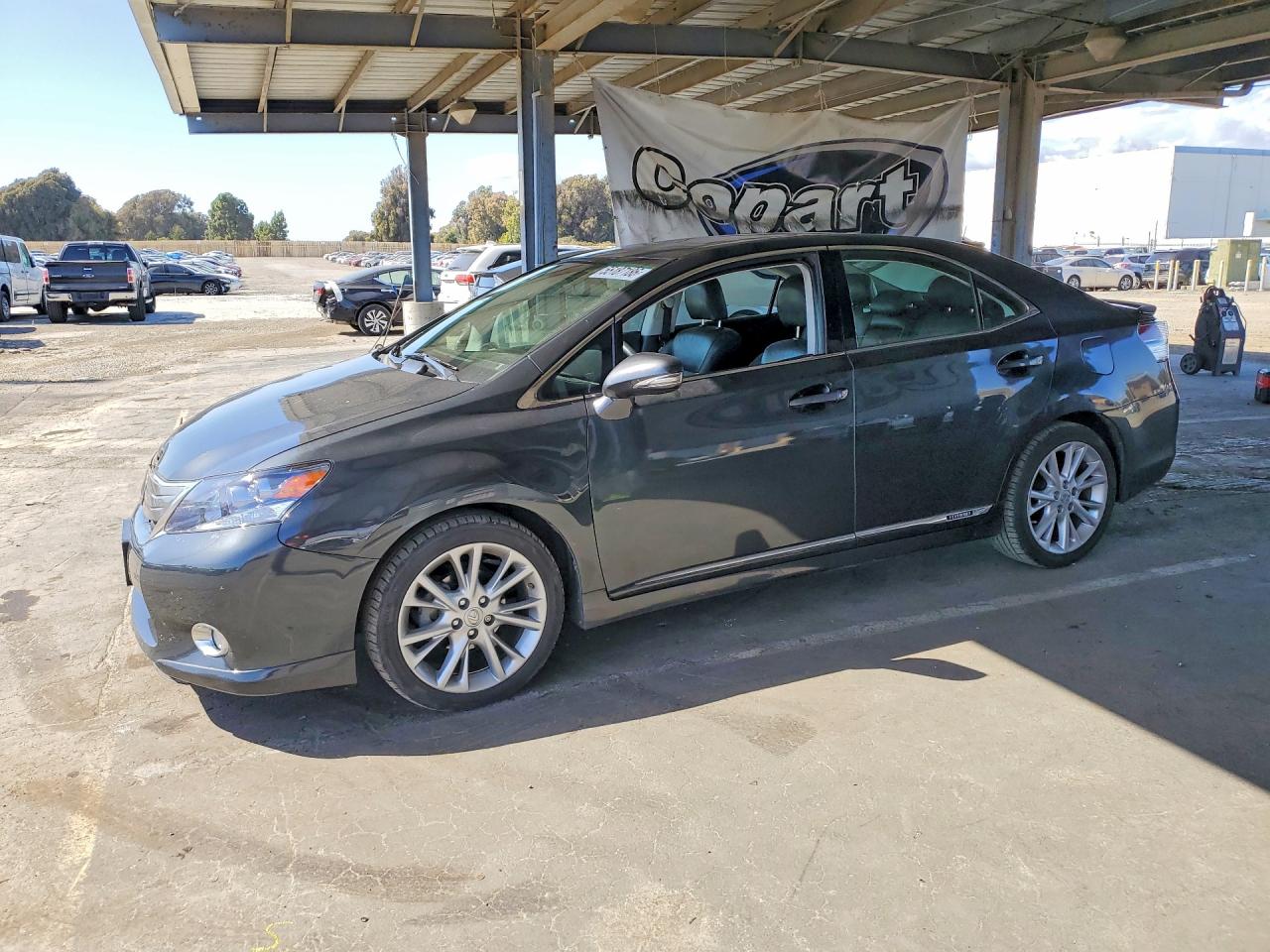2010 Lexus HS 250h Premium, VIN JTHBB1BA2A2023198 — Front end