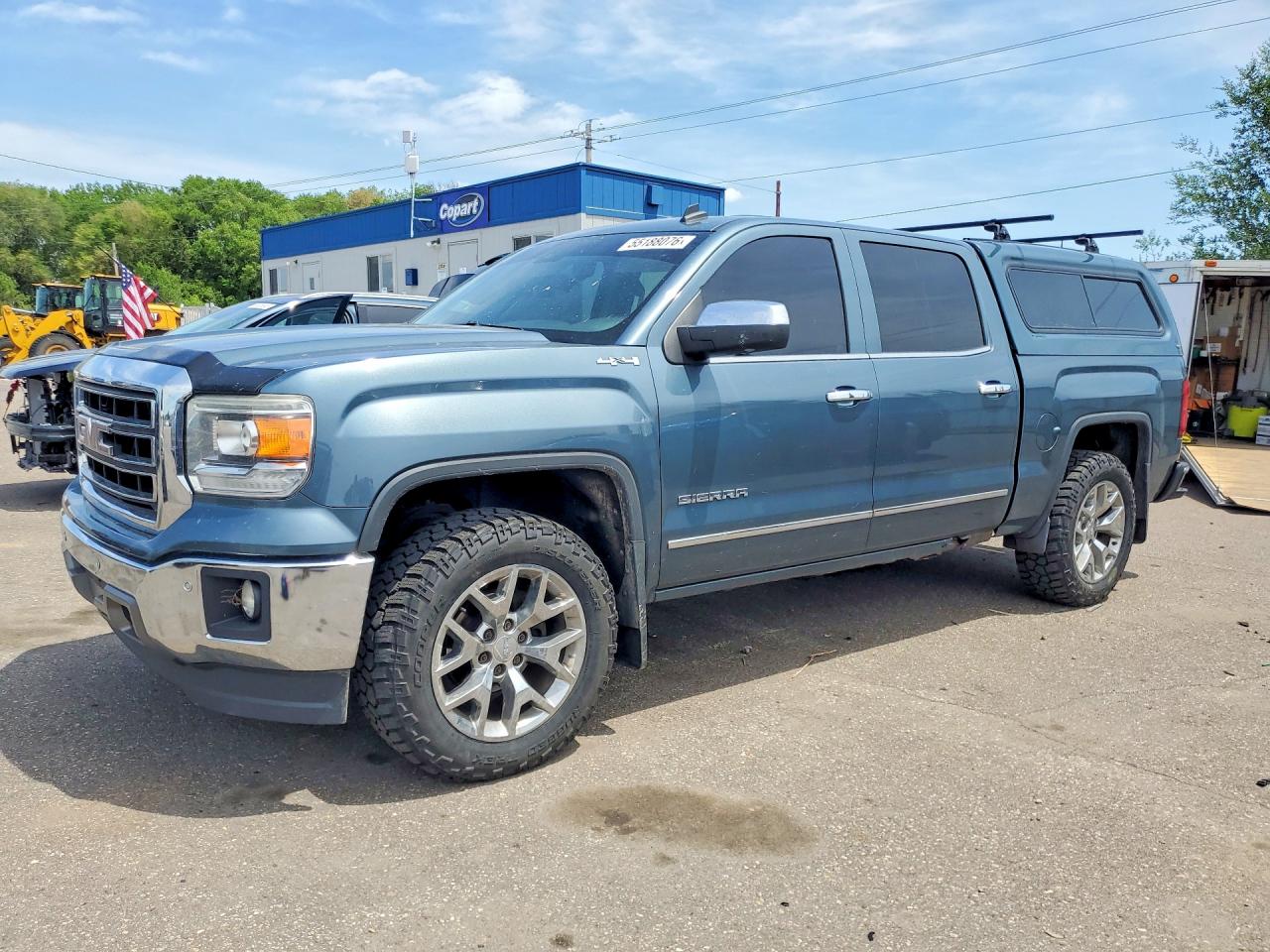 2014 GMC Sierra 1500 SLT, VIN 3GTU2VEC2EG208654 — Side