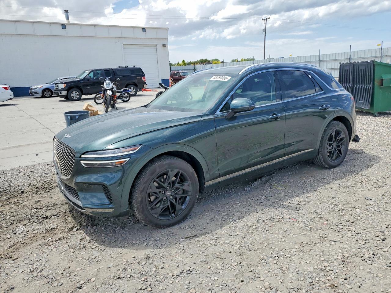 2022 Genesis GV70 2.5T, VIN KMUMADTB9NU026113 — Rear end