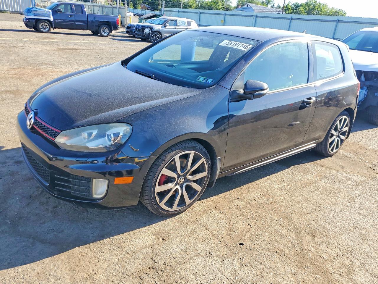 2012 Volkswagen Golf GTI PZEV, VIN WVWED7AJ5CW204062 — Rear end