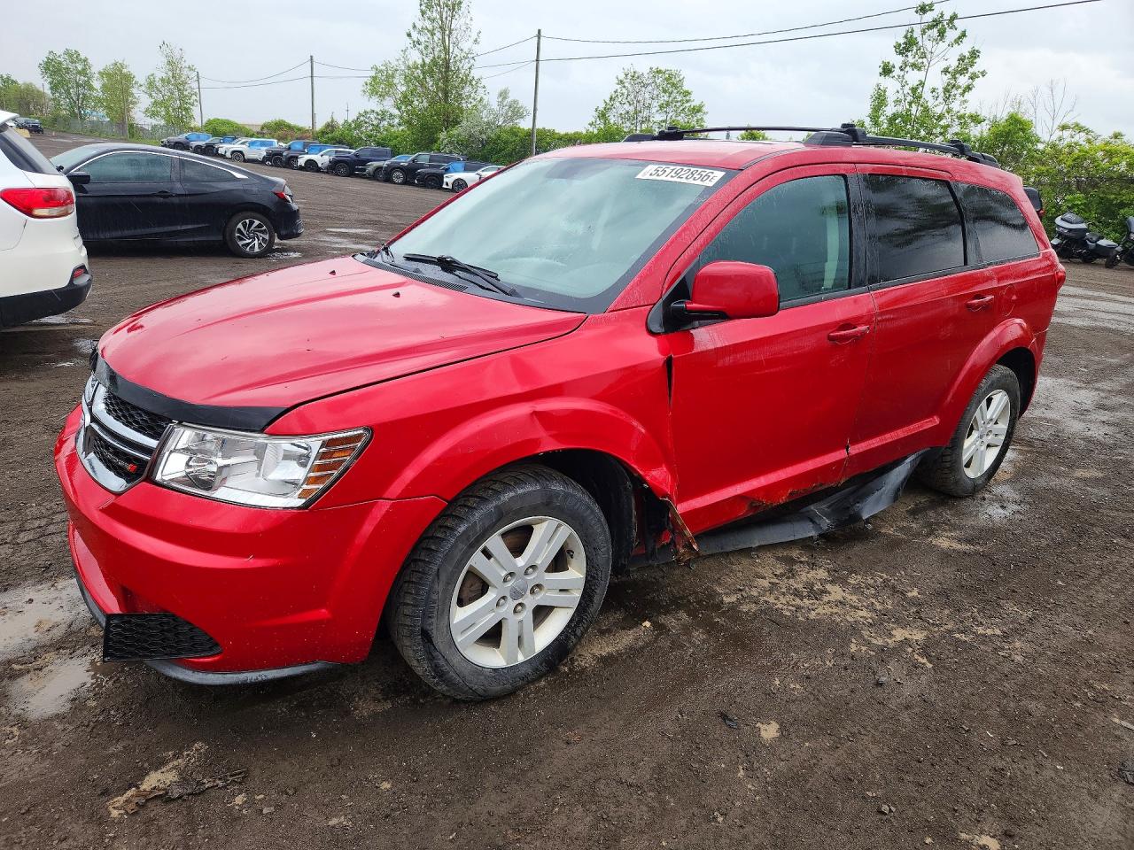 2012 Dodge Journey SE, VIN 3C4PDCAB9CT333700 — Front end