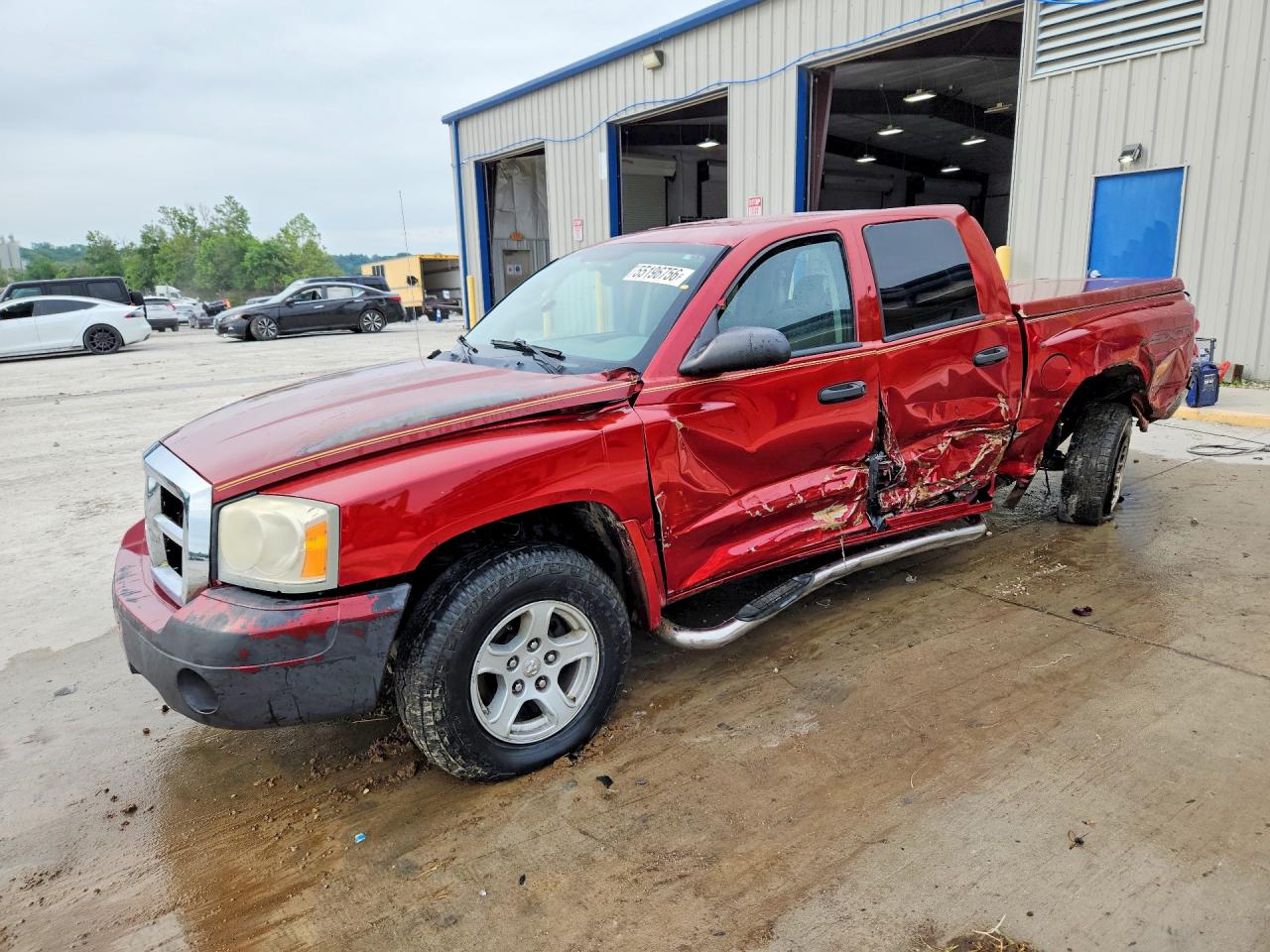 2007 Dodge Dakota ST, VIN 1D7HE28K87S230279 — Бок