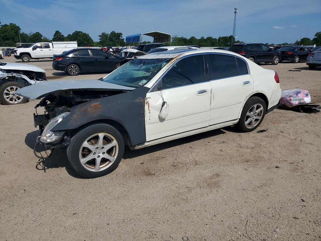 2004 Infiniti G35 w/Leather, VIN JNKCV51E34M613667 — Rollover