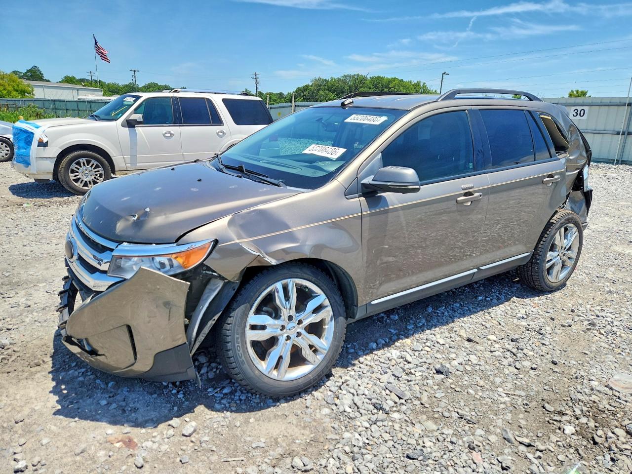 2013 Ford Edge SEL, VIN 2FMDK3JC6DBA13065 — Front end