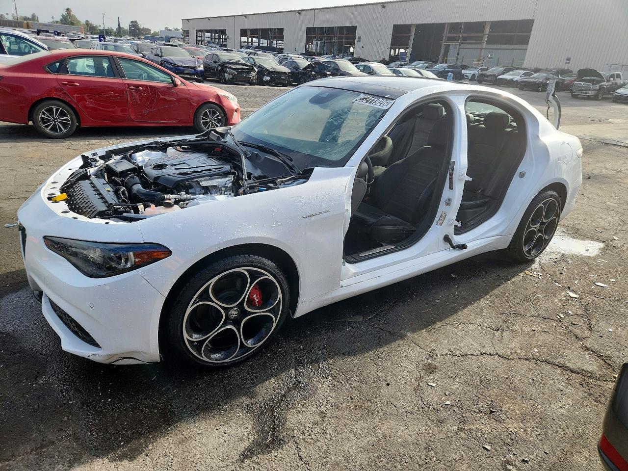 2024 Alfa Romeo Giulia Veloce, VIN ZARFAMBN1R7683277 — Front end