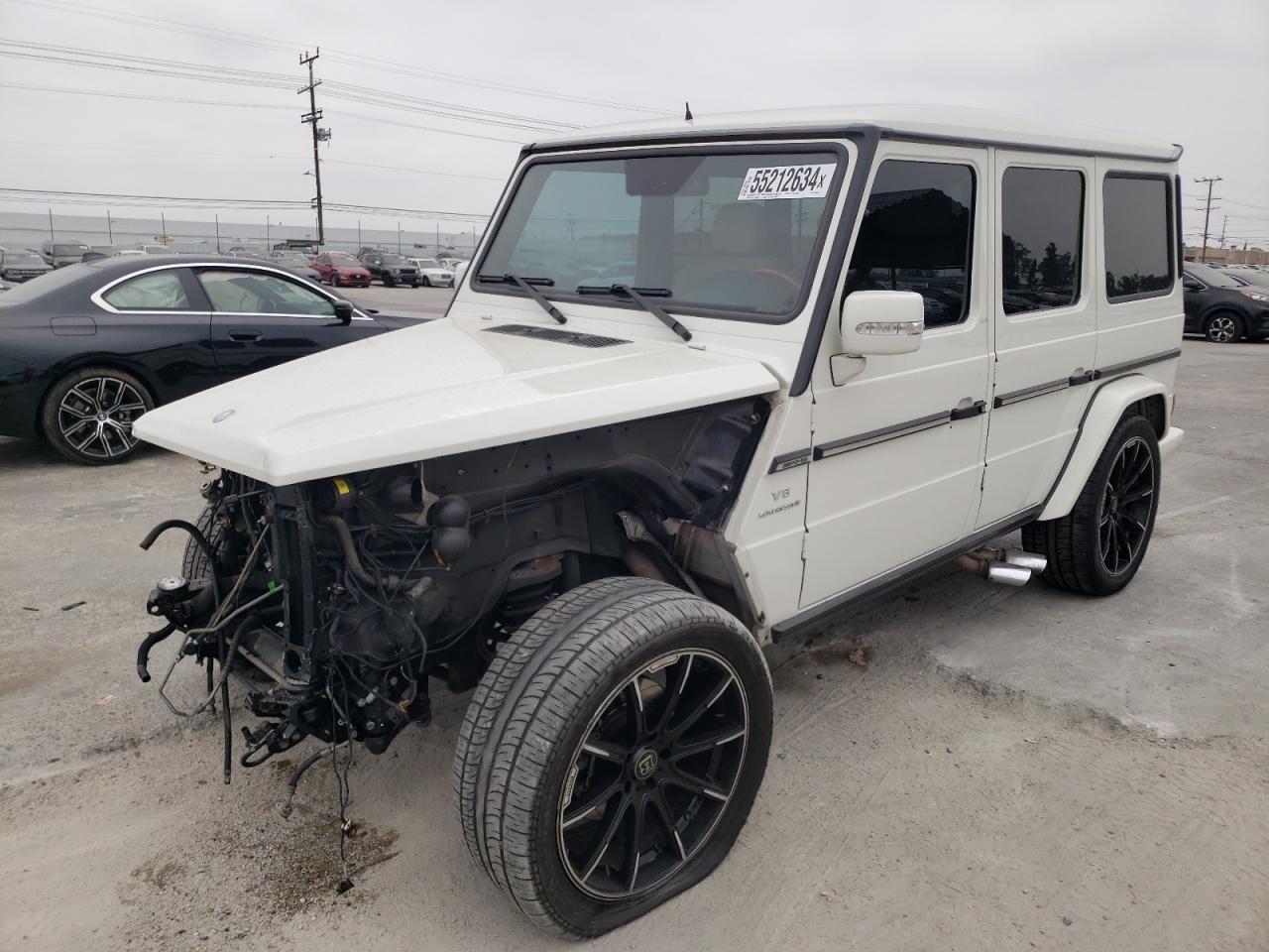 2011 Mercedes-Benz G, VIN WDCYC7BF3BX189655 — Front end