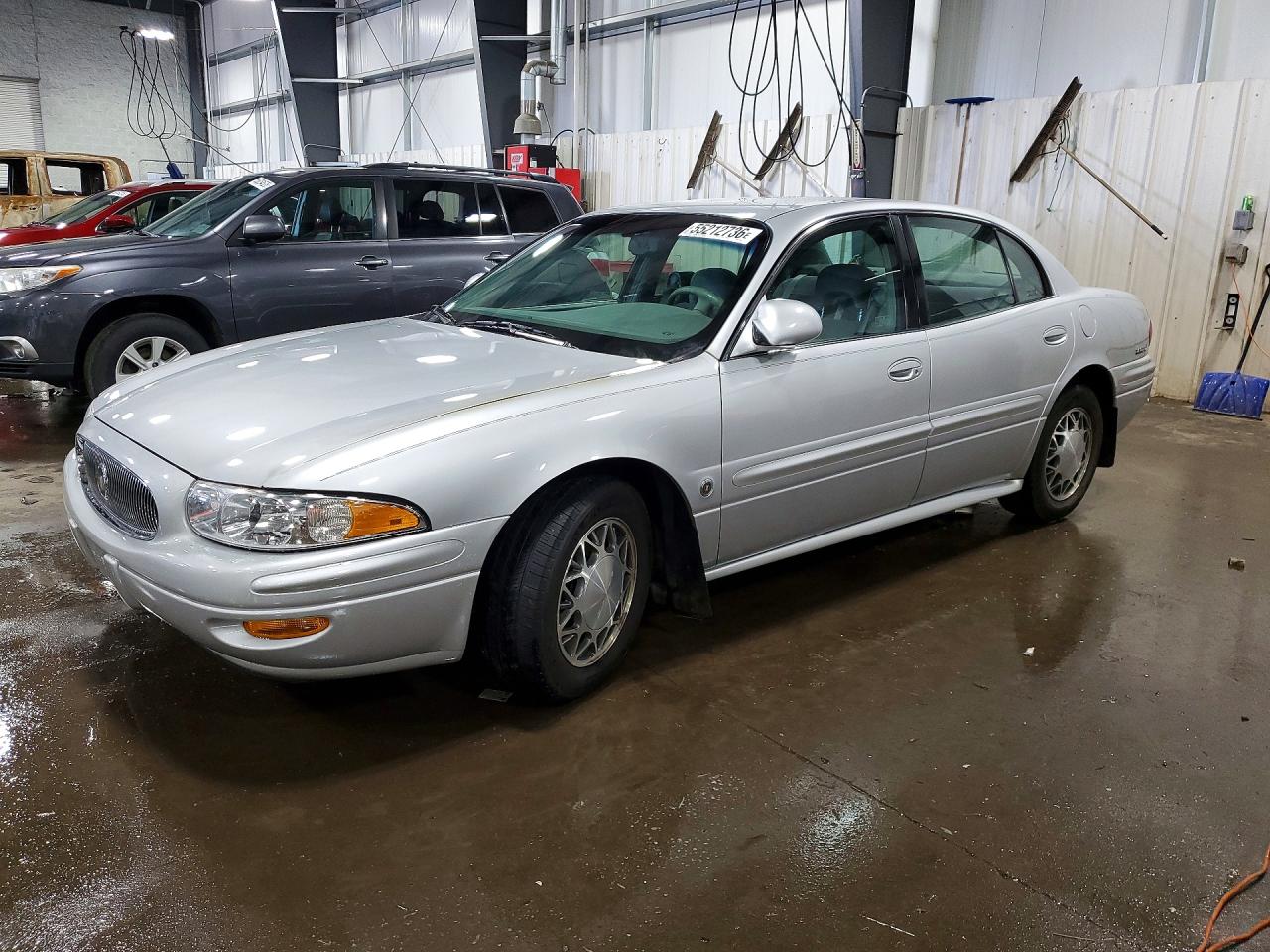 2001 Buick LeSabre Custom, VIN 1G4HP54KX14297467 — Engine fire