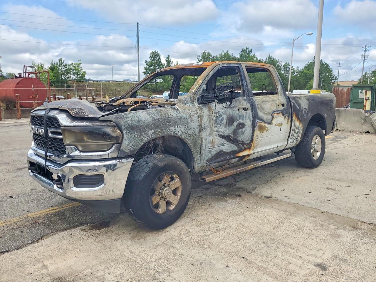 2024 Ram 2500 Tradesman, VIN 3C6UR5CJ3RG152041 — Burn