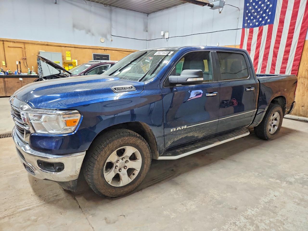 2019 Ram 1500 Big Horn, VIN 1C6RRFFG7KN767197 — Water / flood