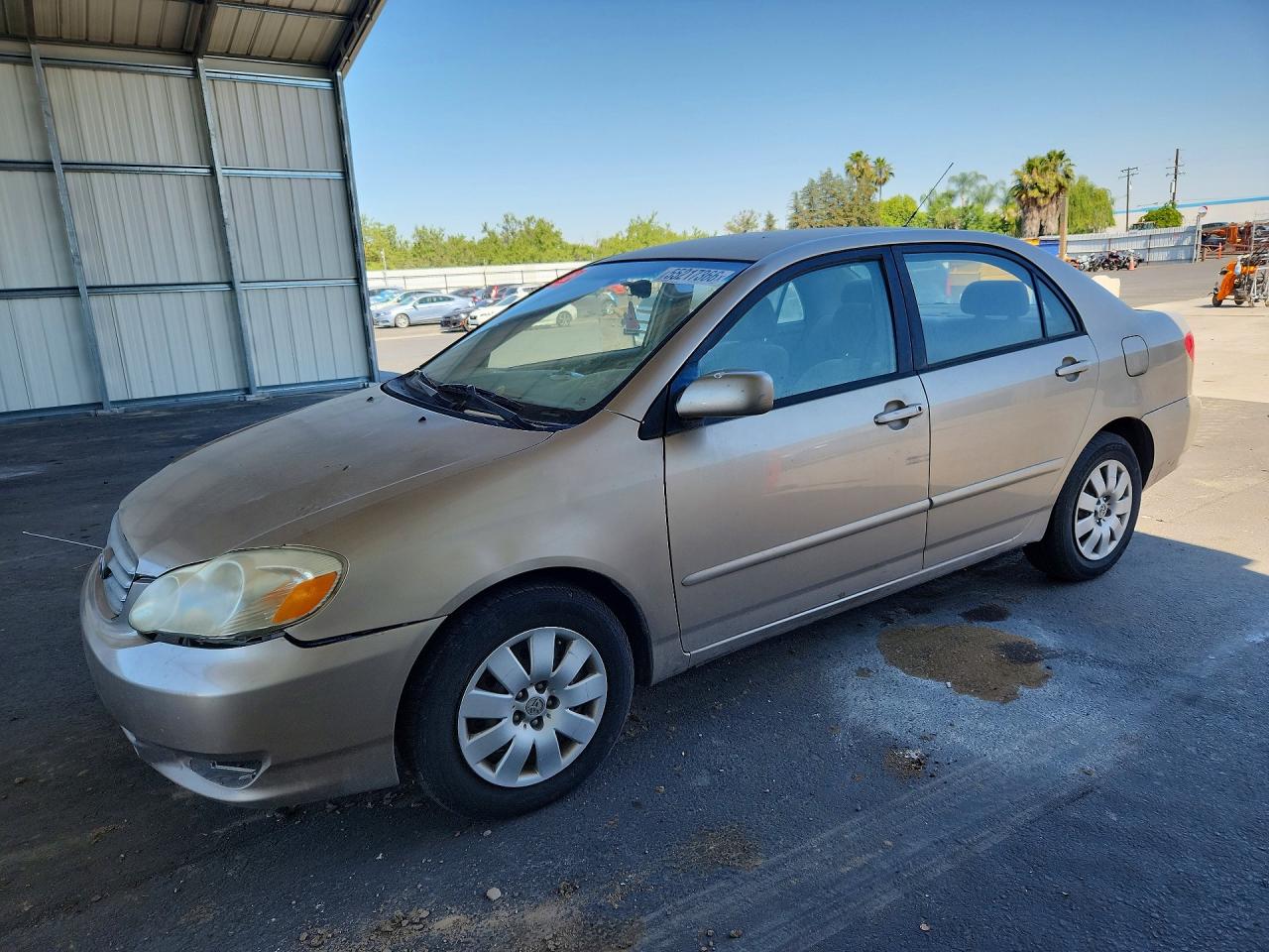 2004 Toyota Corolla LE, VIN 1NXBR32E64Z258140 — Ранее повреждён