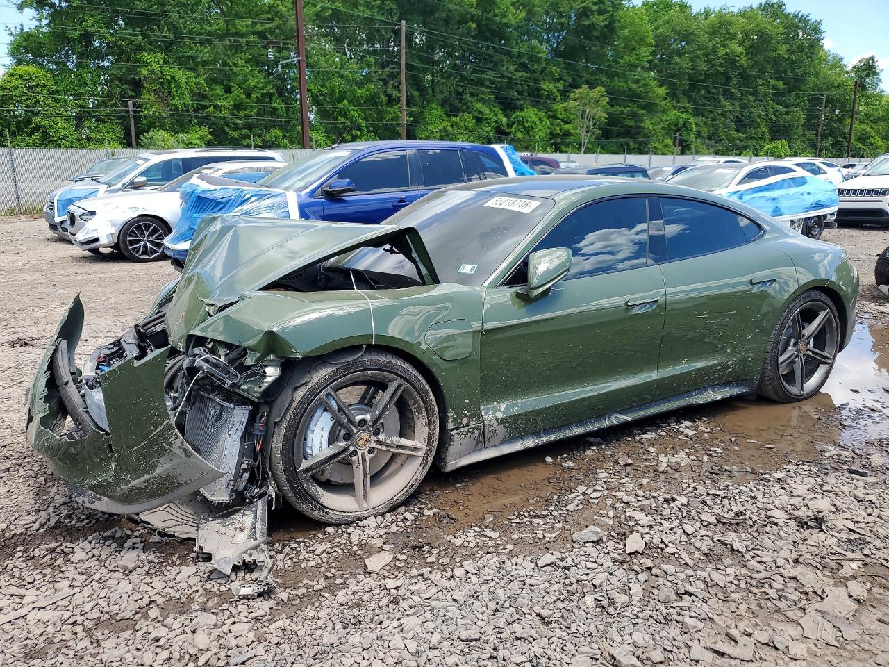 2022 Porsche Taycan, VIN WP0AA2Y14NSA16033 — Front end
